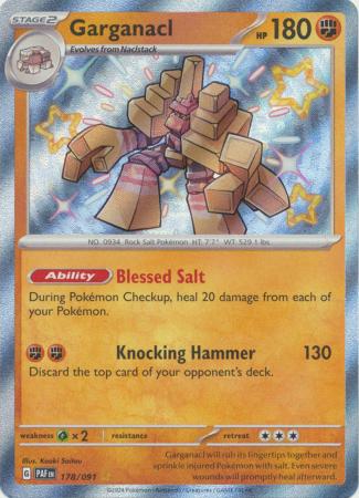 Garganacl Baby Shiny - 178/091 - Paldean Fates