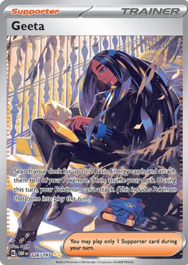 Geeta Special Illustration Rare - 226/197 - Obsidian Flames