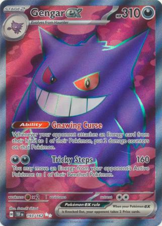 Gengar ex Full Art - 193/162 - Temporal Forces