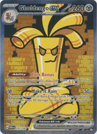 Gholdengo ex Special Illustration Rare - 252/182 - Paradox Rift