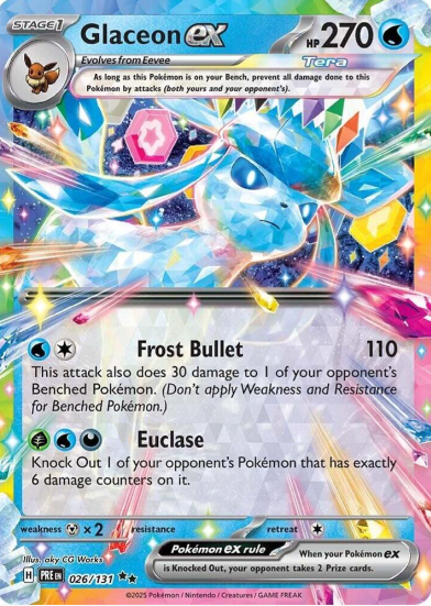 Glaceon ex - 026/131 - Prismatic Evolutions