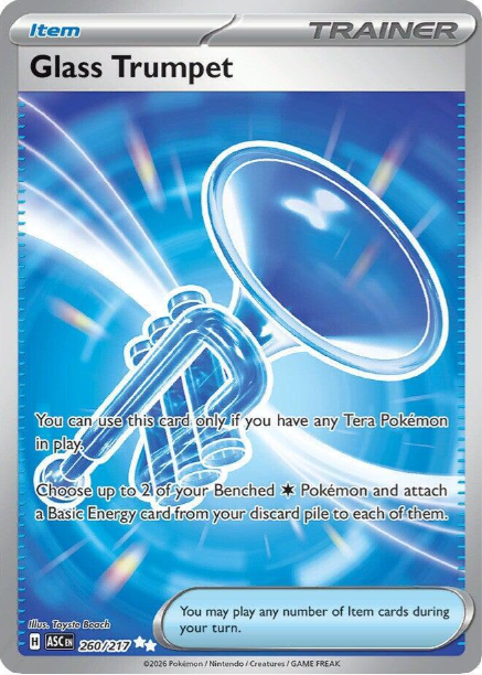 Glass Trumpet Full Art - 260/217 - Ascended Heroes