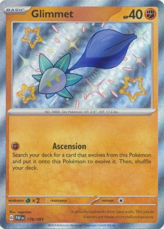 Glimmet Baby Shiny - 179/091 - Paldean Fates