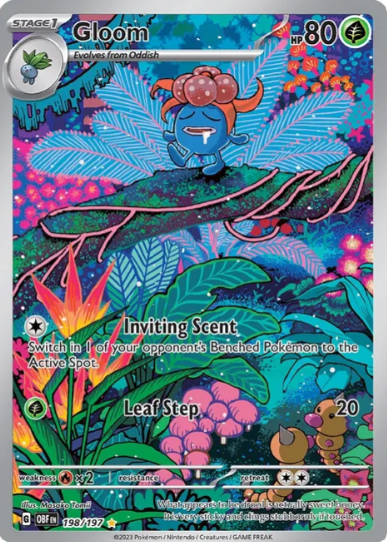Gloom Illustration Rare - 198/197 - Obsidian Flames