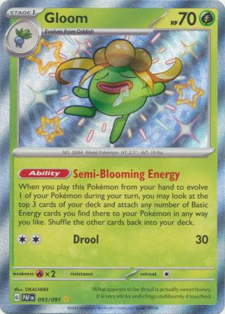 Gloom Baby Shiny - 093/091 - Paldean Fates