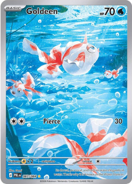Goldeen Illustration Rare - 087/084 - Pitch Black