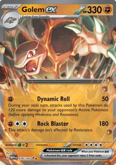 Golem ex - 076/165 - Scarlet & Violet 151