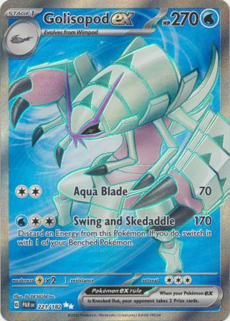 Golisopod ex Full Art - 221/182 - Paradox Rift
