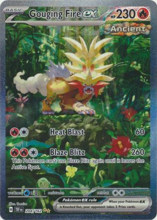 Gouging Fire ex Special Illustration Rare - 204/162 - Temporal Forces