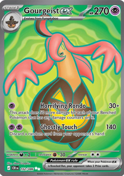 Gourgeist ex Full Art - 102/96 - Chaos Rising