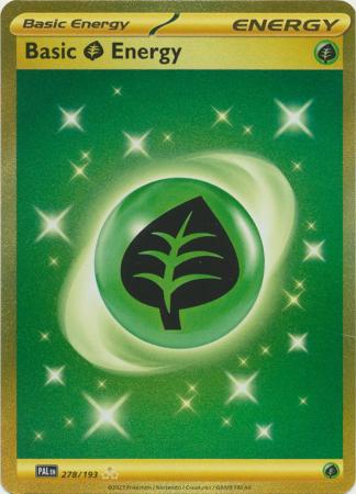 Grass Energy Secret Rare - 278/193 - Paldea Evolved