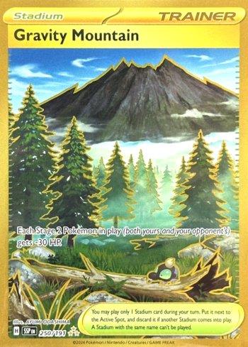 Gravity Mountain Hyper Rare - 250/191 - Surging Sparks