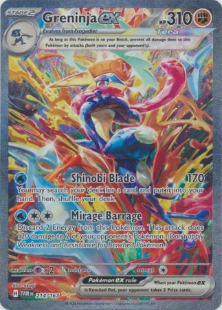 Greninja ex Special Illustration Rare - 214/167 - Twilight Masquerade