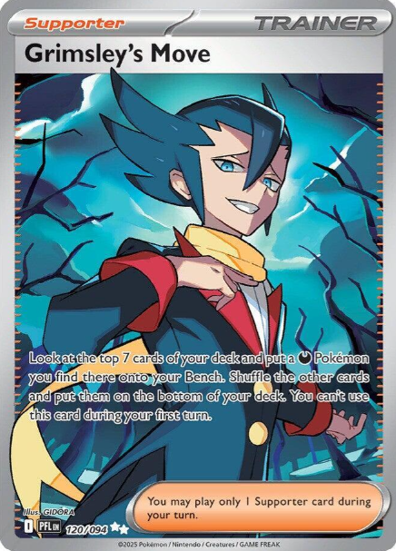 Grimsley's Move Full Art - 120/94 - Phantasmal Flames