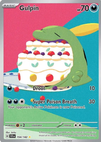 Gulpin Illustration Rare - 154/142 - Stellar Crown