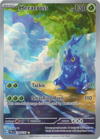 Heracross Illustration Rare - 194/193 - Paldea Evolved