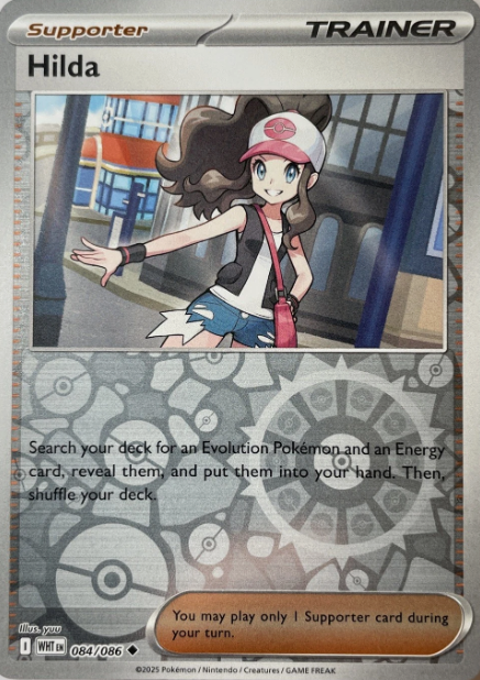 Hilda Reverse Holo - 84/86 - White Flare