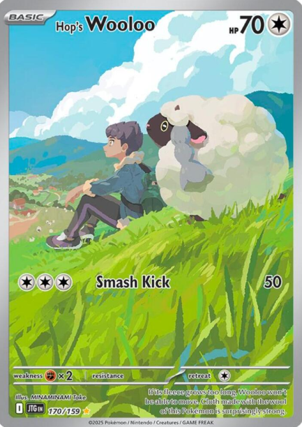 Hop's Wooloo Illustration Rare - 170/159 - Journey Together