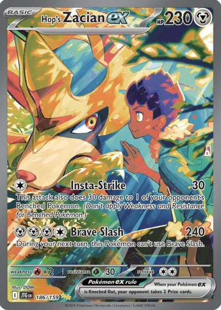 Hop's Zacian Special Illustration Rare - 186/159 - Journey Together