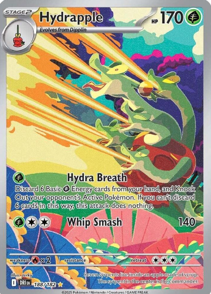 Hydrapple Illustration Rare - 188/182 - Destined Rivals