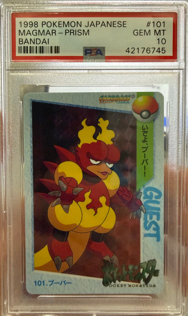 Magmar Holographic - PSA 10 - Prism CARDDASS Vending