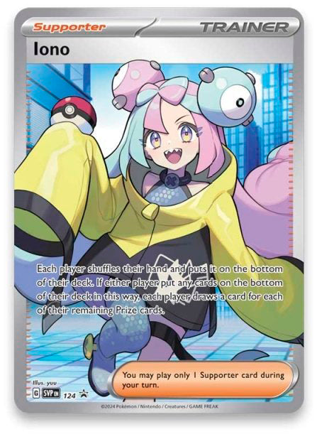 Iono Full Art - SVP124 - Scarlet & Violet Promos