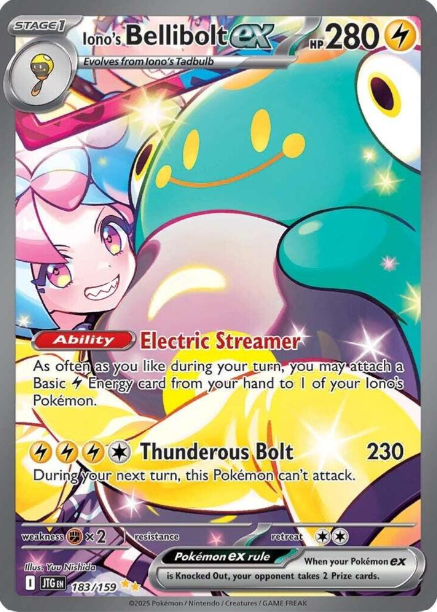 Iono's Bellibolt ex Special Illustration Rare - 183/159 - Journey Together