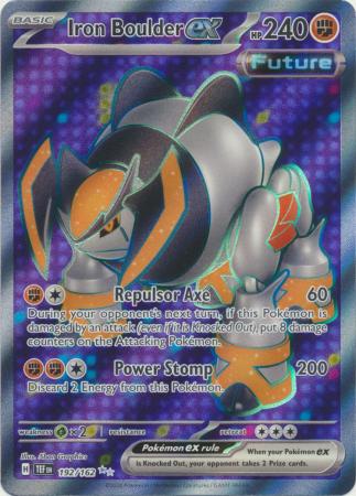 Iron Boulder ex Full Art - 192/162 - Temporal Forces