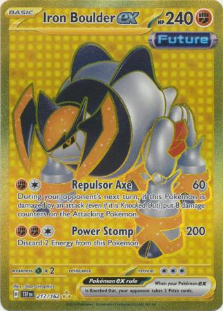 Iron Boulder ex Hyper Rare - 217/162 - Temporal Forces