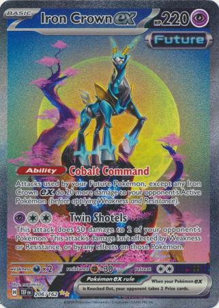 Iron Crown ex Special Illustration Rare - 206/162 - Temporal Forces
