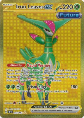 Iron Leaves ex Hyper Rare - 213/162 - Temporal Forces