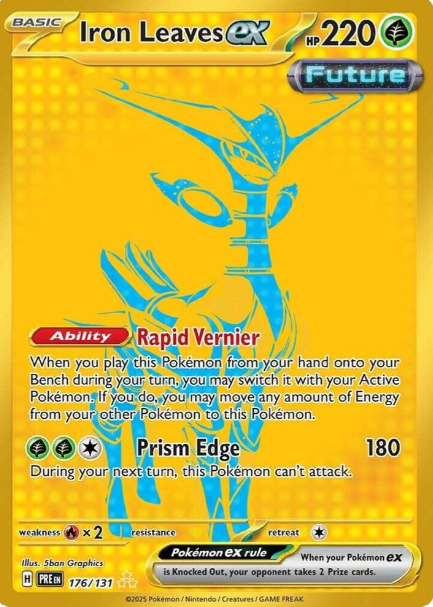 Iron Leaves ex Hyper Rare - 176/131 - Prismatic Evolutions