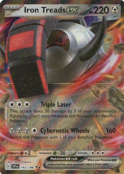 Iron Treads ex - 143/198 - Scarlet & Violet Base