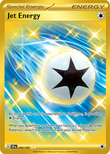 Jet Energy Hyper Rare - 252/191 - Surging Sparks