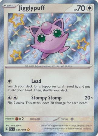 Jigglypuff Baby Shiny - 198/091 - Paldean Fates