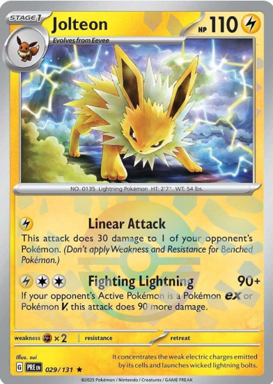 Jolteon Pokeball Reverse Holo - 029/131 - Prismatic Evolutions