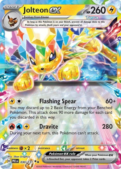 Jolteon ex - 030/131 - Prismatic evolutions