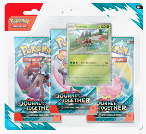 Journey Together 3 Pack Blister (Yanmega)