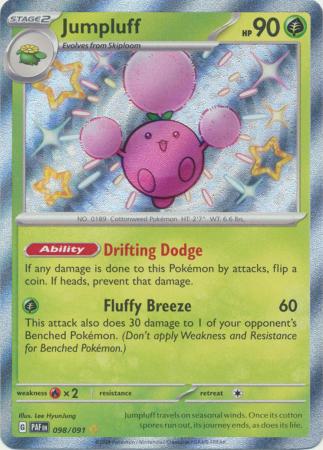 Jumpluff Baby Shiny - 098/091 - Paldean Fates