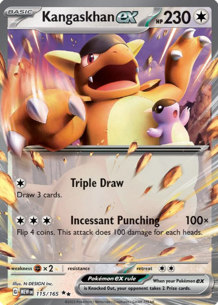 Kangaskhan ex - 115/165 - Scarlet & Violet 151