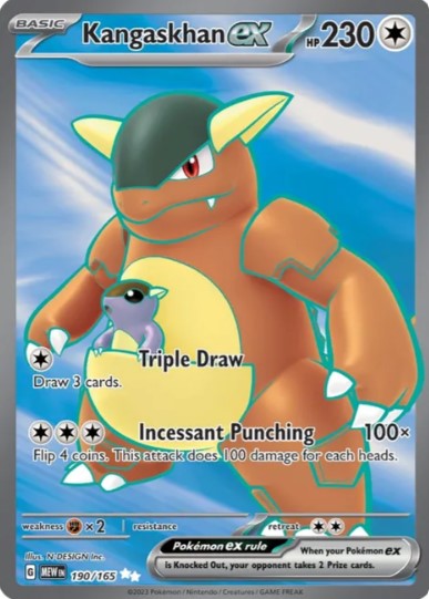 Kangaskhan ex Full Art - 190/165 - Scarlet & Violet 151
