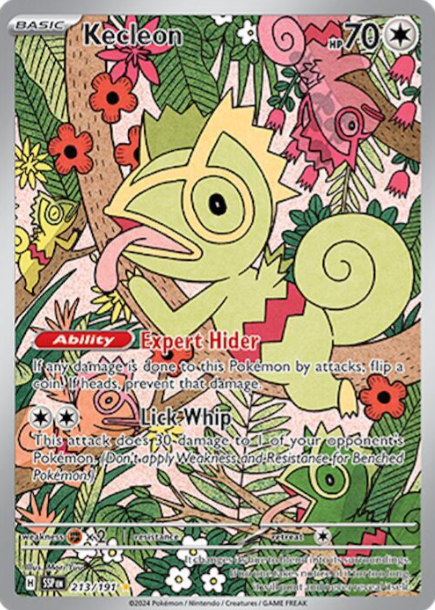 Kecleon Illustration Rare - 213/191 - Surging Sparks