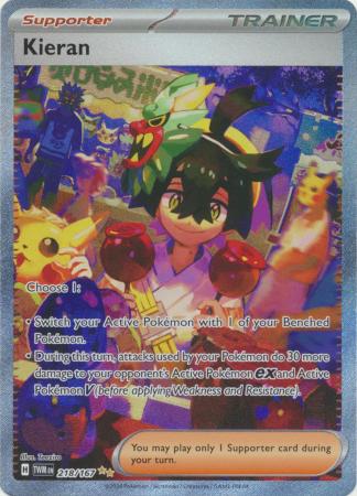 Kieran Special Illustration Rare - 218/167 - Twilight Masquerade