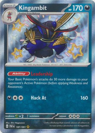Kingambit Baby Shiny - 187/091 - Paldean Fates
