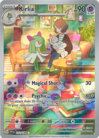 Kirlia Illustration Rare - 212/198 - Scarlet & Violet