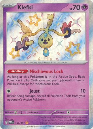 Klefki Baby Shiny - 159/091 - Paldean Fates