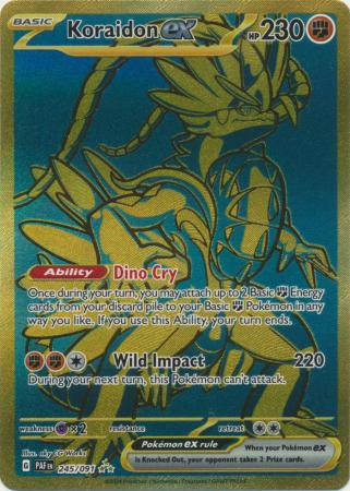 Koraidon ex Hyper Rare - 245/091 - Paldean Fates