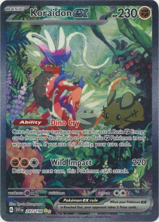 Koraidon EX Special Illustration Rare - 247/198 - Scarlet & Violet