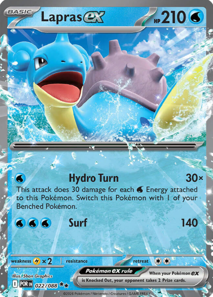 Lapras ex - 22/88 - Perfect Order
