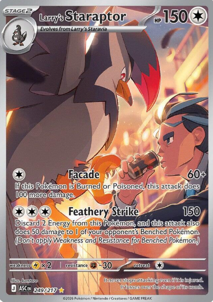 Larry's Staraptor Illustration Rare - 249/217 - Ascended Heroes